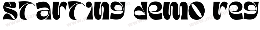 starting demo regula字体转换